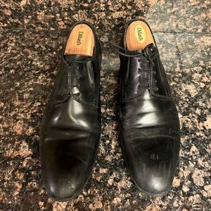 Kenneth Cole Black Leather Dress Shoes Sz US 9.5